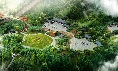 黄梅马尾山森林公园景观规划方案